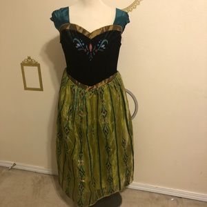 Frozen Anna women coronation gown